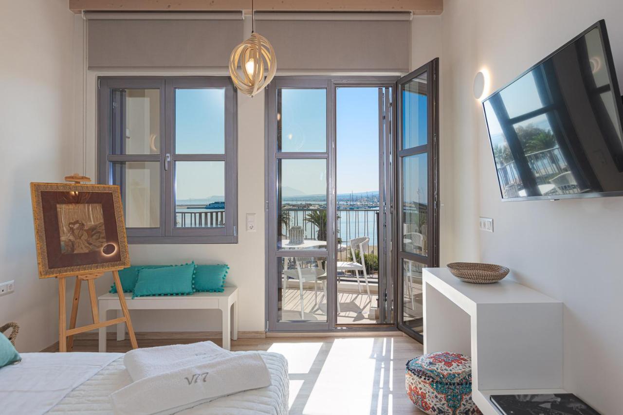 V77 Seafront Suites Rethymnon Exterior foto