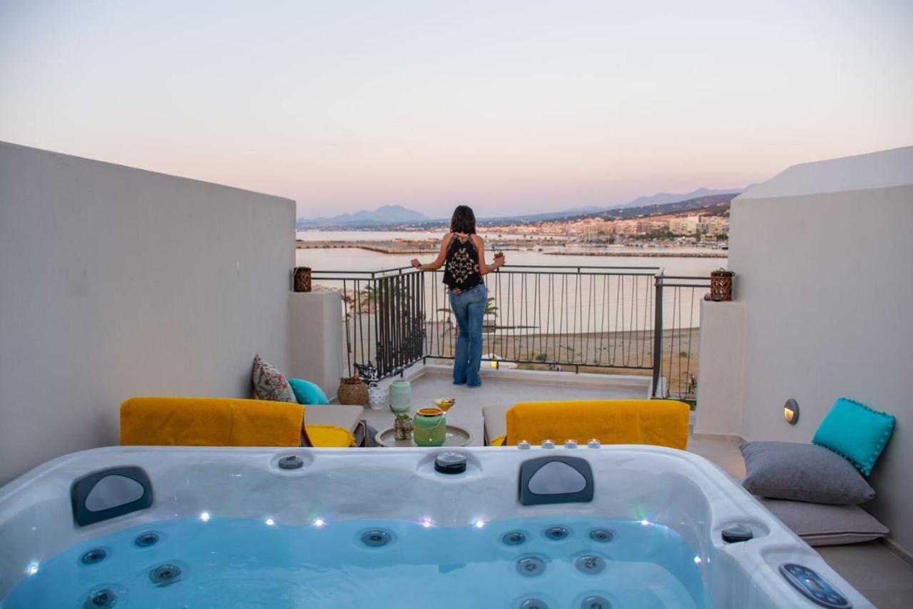 V77 Seafront Suites Rethymnon Exterior foto